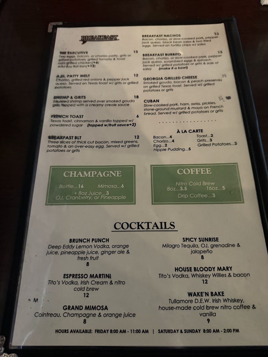 Menu The Boardroom Pub And Grub-7